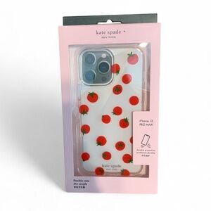 Kate Spade Protective Case for iPhone 13 Pro Max Cherry Tomatoes/Clear (E2)